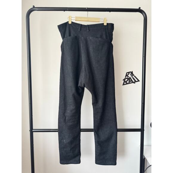 Isamu Katayama Backlash Wide Tapered Wool Pants - Picture 2 of 6